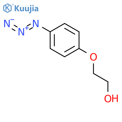 Ethanol, 2-(4-azidophenoxy)- structure