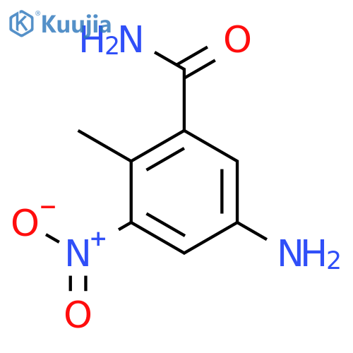 5-Amino-2-methyl-3-nitrobenzamide structure