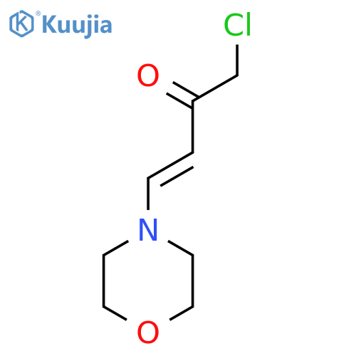 1-chloro-4-morpholino-but-3-en-2-one structure