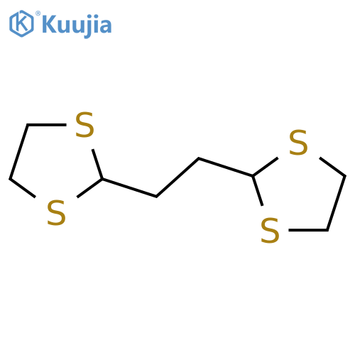1,3-Dithiolane, 2,2'-(1,2-ethanediyl)bis- structure