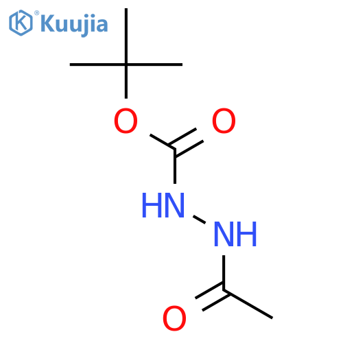 Hydrazinecarboxylicacid, 2-acetyl-, 1,1-dimethylethyl ester structure