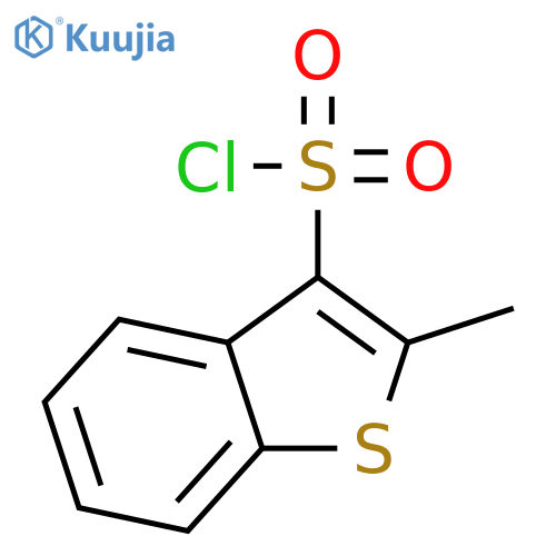 2-Methyl-1-benzothiophene-3-sulfonyl Chloride structure