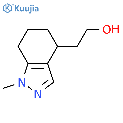 2-(1-Methyl-4,5,6,7-tetrahydro-1H-indazol-4-yl)ethanol structure