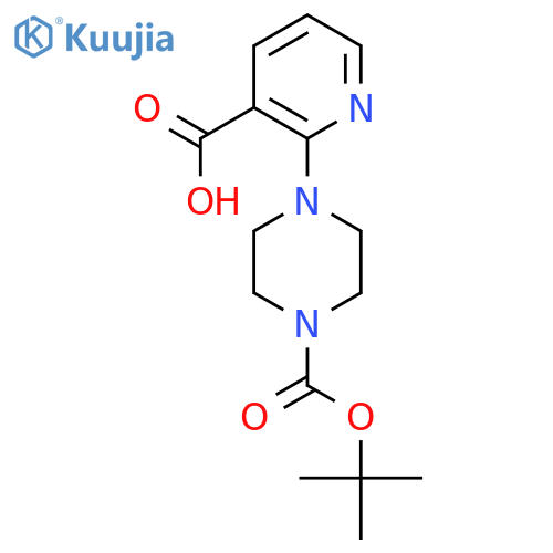 2-(4-Boc-Piperazin-1-Yl)Nicotinic Acid structure