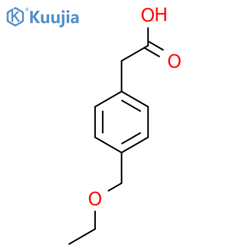 2-[4-(ethoxymethyl)phenyl]acetic acid structure