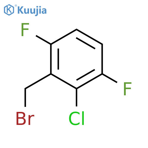 2-Chloro-3,6-Difluorobenzyl bromide structure