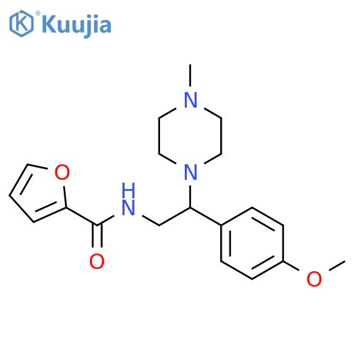 N-2-(4-methoxyphenyl)-2-(4-methylpiperazin-1-yl)ethylfuran-2-carboxamide structure