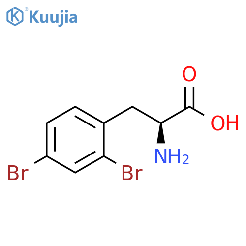 Alanine, 3-(2,4-dibromophenyl)- (7CI) structure