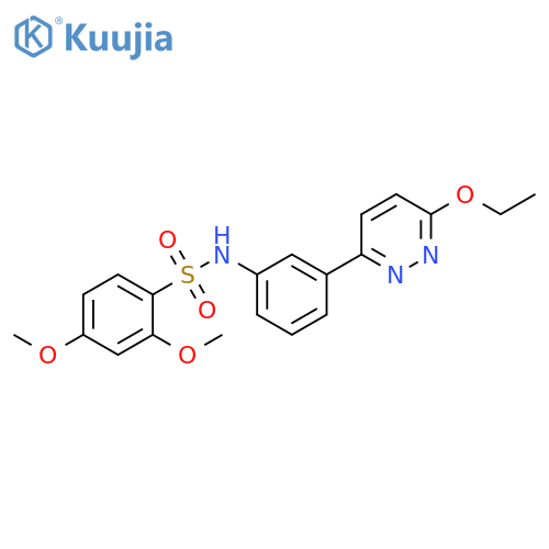 N-3-(6-ethoxypyridazin-3-yl)phenyl-2,4-dimethoxybenzene-1-sulfonamide structure