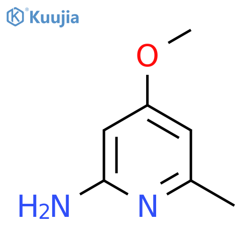 4-methoxy-6-methyl-pyridin-2-amine structure