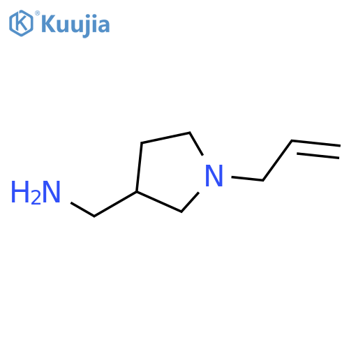 1-(1-allyl-3-pyrrolidinyl)methanamine structure