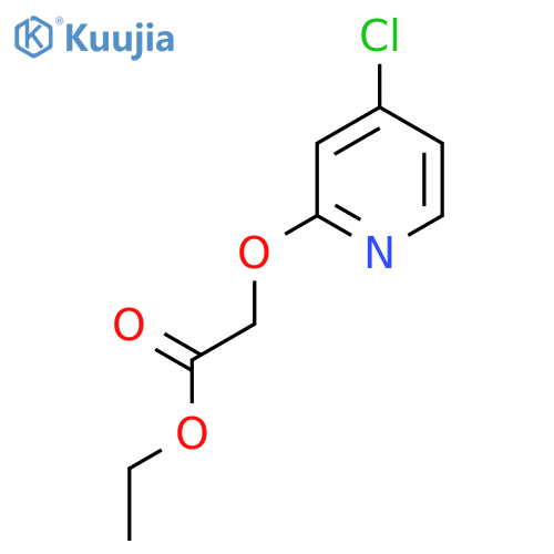 Ethyl 2-((4-chloropyridin-2-yl)oxy)acetate structure
