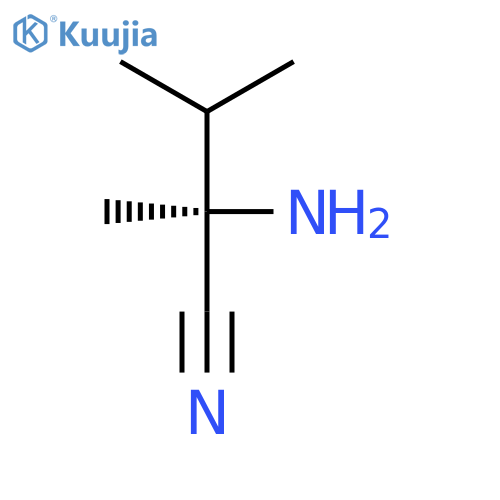 BUTANENITRILE, 2-AMINO-2,3-DIMETHYL-, (2R)- structure