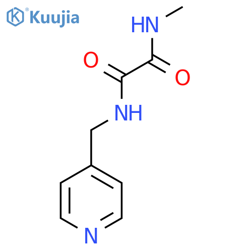 N-methyl-N'-(pyridin-4-yl)methylethanediamide structure