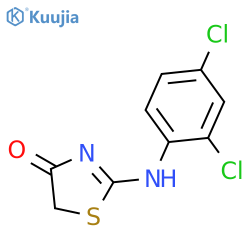2-(2,4-dichlorophenyl)imino-1,3-thiazolidin-4-one structure