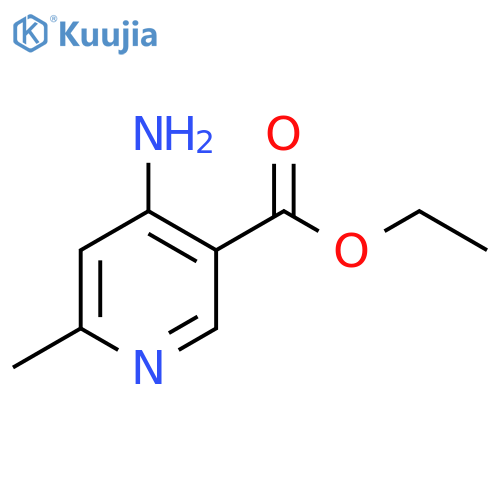 4-amino-6-methyl-3-Pyridinecarboxylic acid ethyl ester structure