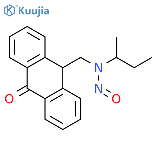 9(10H)-ANTHRACENONE, 10-[[(1-METHYLPROPYL)NITROSOAMINO]METHYL]- structure