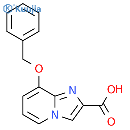 8-(benzyloxy)imidazo1,2-apyridine-2-carboxylic acid structure