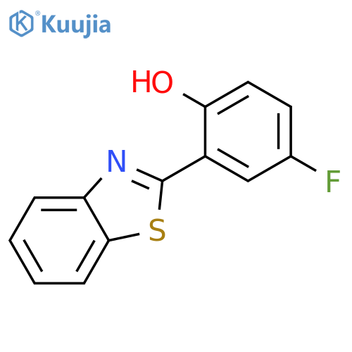 PHENOL, 2-(2-BENZOTHIAZOLYL)-4-FLUORO- structure