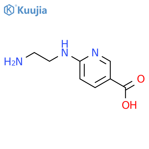 6-(2-Aminoethyl)aminonicotinic acid structure