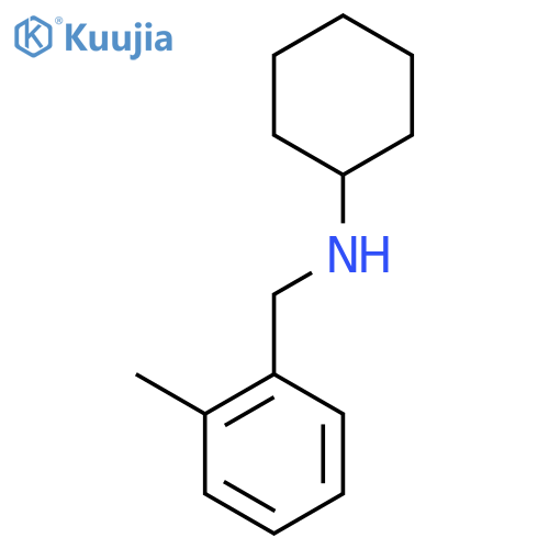 N-[(2-methylphenyl)methyl]cyclohexanamine structure