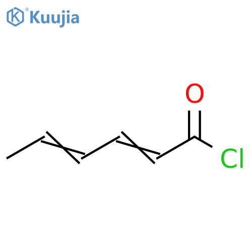 2,4-Hexadienoyl chloride structure