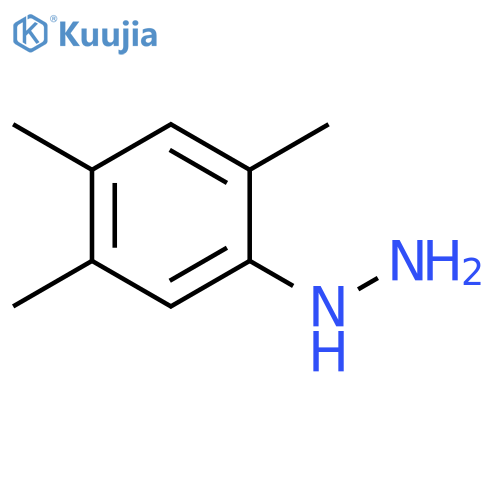 (2,4,5-trimethylphenyl)hydrazine structure