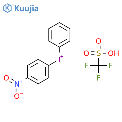 (4-Nitrophenyl)(phenyl)iodonium Trifluoromethanesulfonate structure