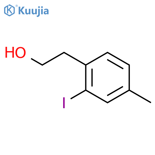 2-(2-Iodo-4-methylphenyl)ethan-1-ol structure