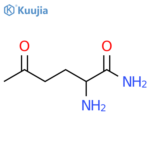 2-amino-5-oxohexanamide structure