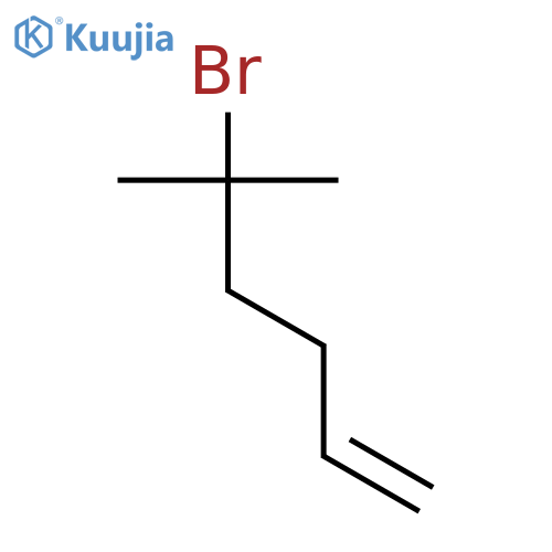 1-Hexene, 5-bromo-5-methyl- structure