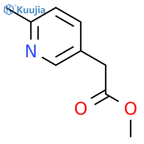 Methyl-(2-methyl-5-pyridyl)acetate structure