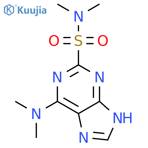 9H-Purine-2-sulfonamide,6-(dimethylamino)-N,N-dimethyl- structure