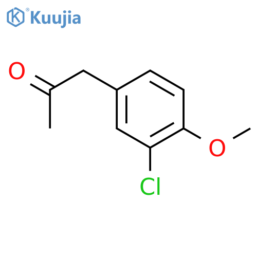 1-(3-Chloro-4-methoxyphenyl)acetone structure