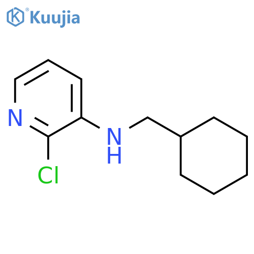 2-chloro-N-(cyclohexylmethyl)pyridin-3-amine structure