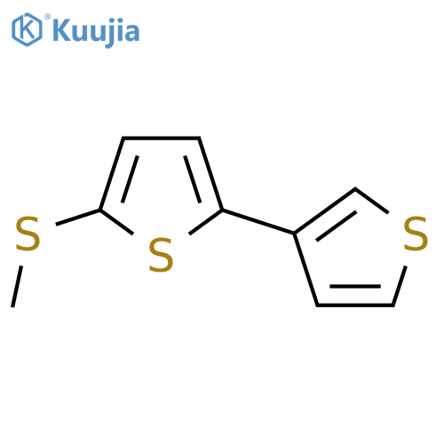 2,3'-Bithiophene, 5-(methylthio)- structure