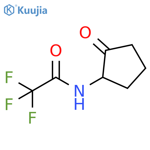 2,2,2-trifluoro-N-(2-oxocyclopentyl)acetamide structure