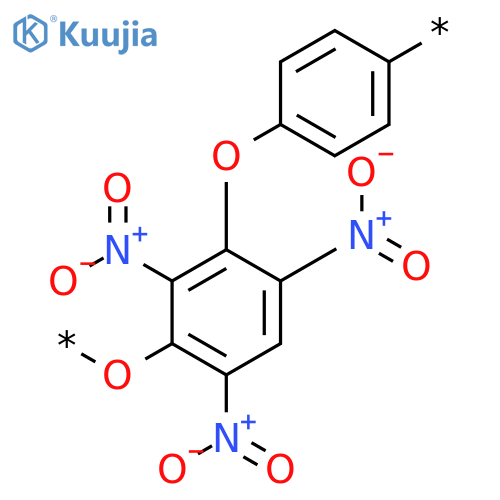 Poly[oxy(2,4,6-trinitro-1,3-phenylene)oxy-1,4-phenylene] structure