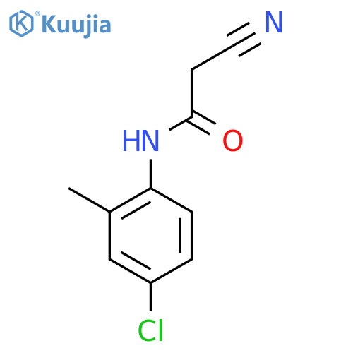 Acetamide, N-(4-chloro-2-methylphenyl)-2-cyano- structure