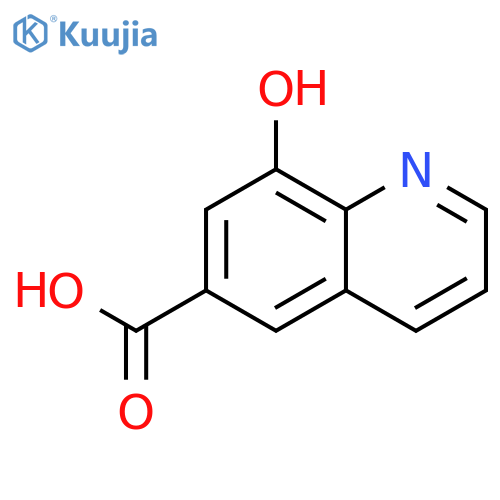 8-hydroxyquinoline-6-carboxylic acid structure
