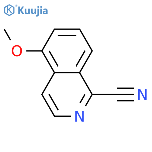 5-Methoxyisoquinoline-1-carbonitrile structure