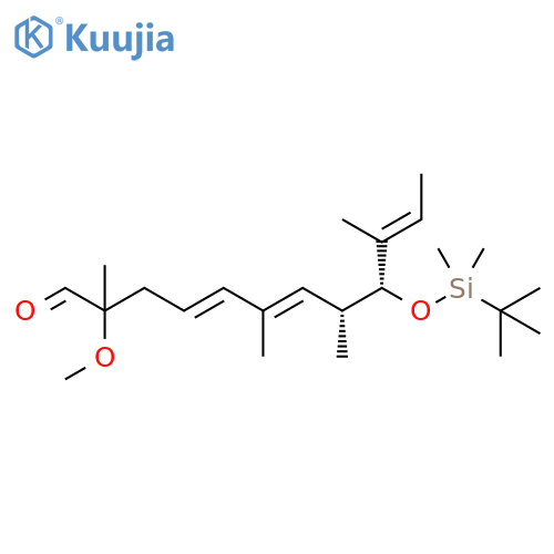 (4E,6E,8R,9R,10E)-9-[[(1,1-Dimethylethyl)dimethylsilyl]oxy]-2-methoxy-2,6,8,10-tetramethyl-4,6,10-dodecatrienal structure