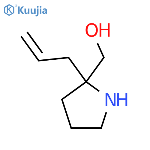 [2-(Prop-2-en-1-yl)pyrrolidin-2-yl]methanol structure