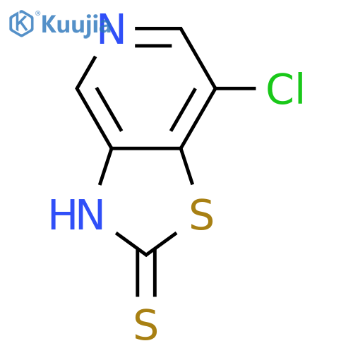 7-Chlorothiazolo4,5-cpyridine-2-thiol structure