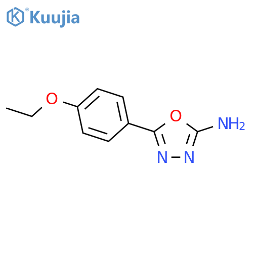 5-(4-ethoxyphenyl)-1,3,4-oxadiazol-2-amine structure