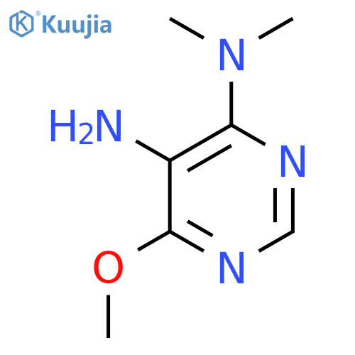 6-methoxy-N4,N4-dimethylpyrimidine-4,5-diamine structure