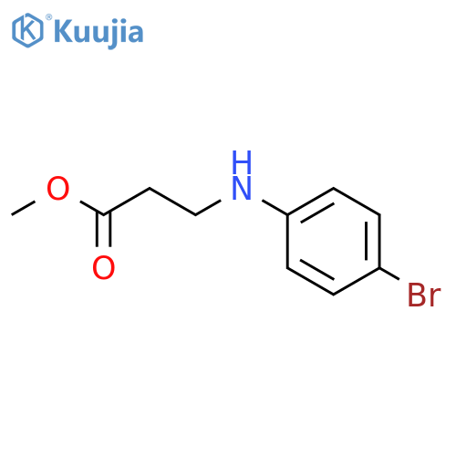methyl 3-(4-bromophenyl)aminopropanoate structure