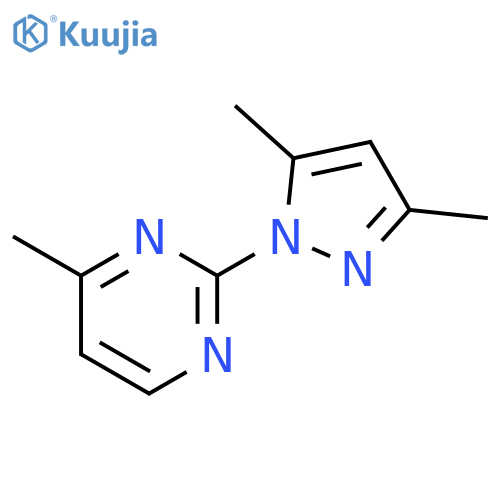 2-(3,5-dimethyl-1H-pyrazol-1-yl)-4-methylpyrimidine structure