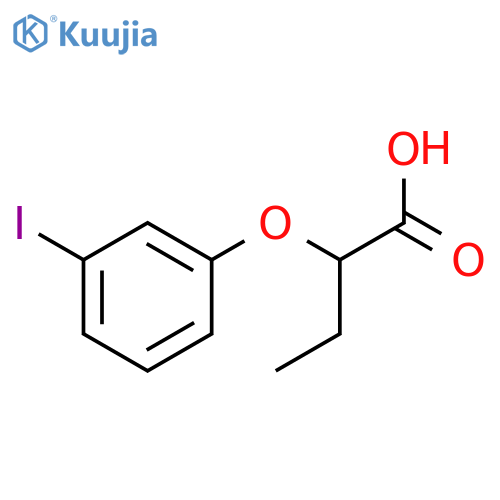 Butanoic acid,2-(3-iodophenoxy)- structure