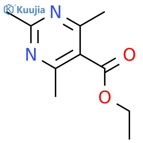 ethyl 2,4,6-trimethylpyrimidine-5-carboxylate structure
